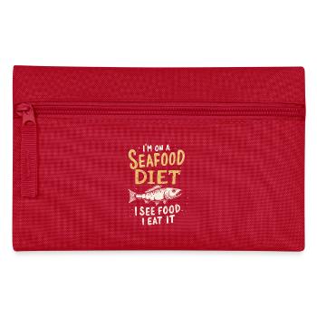 RÉGIME DE FRUITS DE MER - Trousse - rouge - Devant