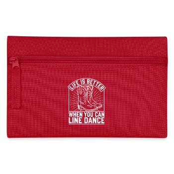 Western love on the dance floor - Pencil Case - red - Front