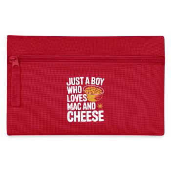 Fancy Mac 'n' Cheese - Pencil Case - red - Front