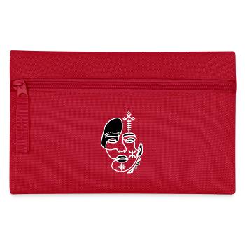 AMAZIGH TATTOO FACE WITH JEWELRY - Pencil Case - red - Front