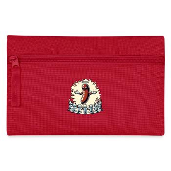 Les disciples de la viande prient la sainte bratwurst - Trousse - rouge - Devant