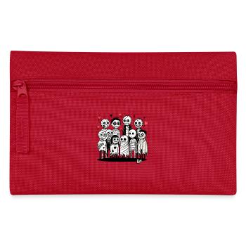 Loving zombie family with love - Pencil Case - red - Front