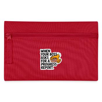 LE PORTEUR DU PROJET VOUS A DEMANDÉ - Trousse - rouge - Devant