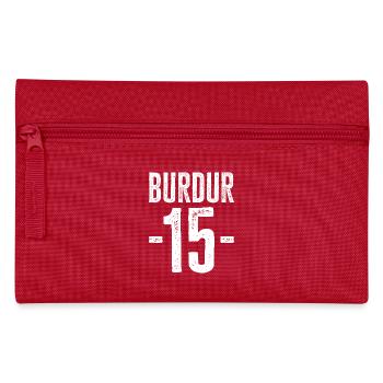 Burdur 15 – Stolz auf Kultur und Geschichte - Federtasche - Rot - Vorne