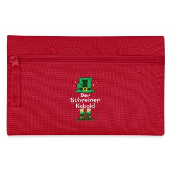 Kobold Hut Für Schreiner Zum St Patricks Day - Federtasche - Rot - Vorne