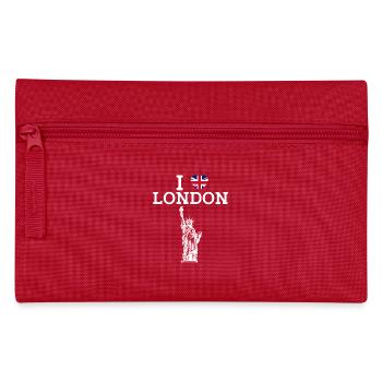 I Love London Statue Of Liberty Paris France Lover - Pencil Case - red - Front