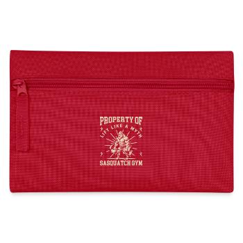Property of Sasquatch Gym - Pencil Case - red - Front