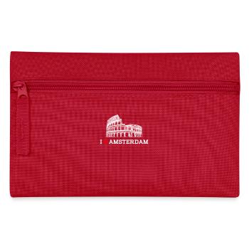 I Love Amsterdam Niederlande Herz Flagge Kolosseum - Federtasche - Rot - Vorne