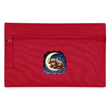 Tranquil Highland Cow - Perfect for Relaxation - Pencil Case - red - Front
