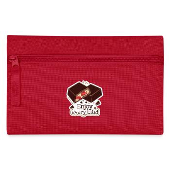 BARRE DE CHOCOLAT SAVOUREZ CHAQUE BOUCHÉE - Trousse - rouge - Devant