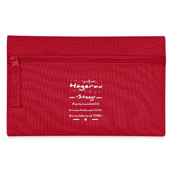 Hägerau Text und Infos - Federtasche - Rot - Vorne
