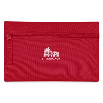J’aime Bangkok Cool Thaïlande Amoureux Coeur Drapeau Jeu de mots - Trousse - rouge - Devant