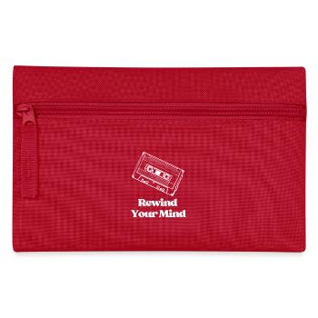 Rewind Your Mind - Pencil Case - red - Front