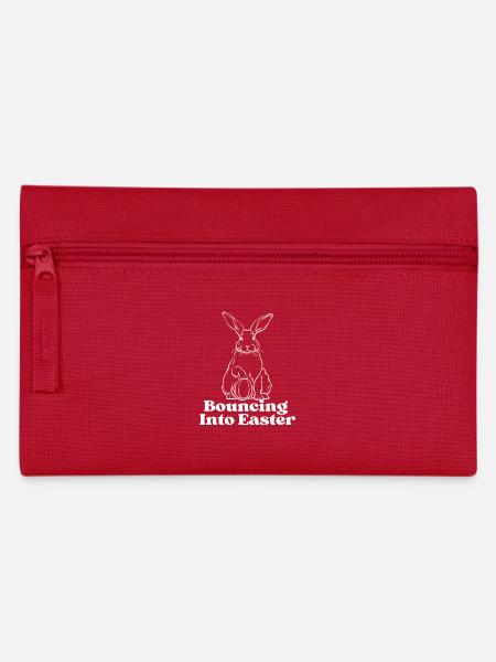 Bouncing into Easter - Pencil Case - red