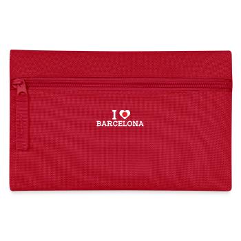 I love Barcelona Cool Wrong Flag Japan Herz Wortspiel - Federtasche - Rot - Vorne