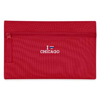 J’aime Chicago Cool Thaïlande Mauvais drapeau Lover Jeu de mots - Trousse - rouge - Devant