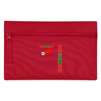 MOROCCAN team supporter football - Pencil Case - red - Front