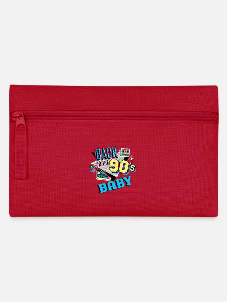90s Baby Vintage Bday Party Funny retro - Federtasche - Rot