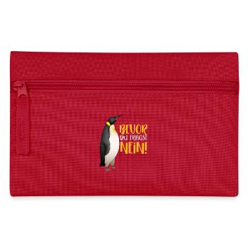 Before you ask! NO! - Pencil Case - red - Front