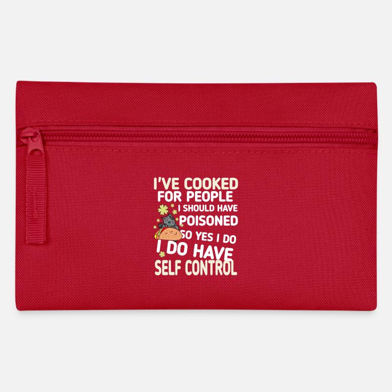 I've been cooking for people quote funny - Pencil Case - red