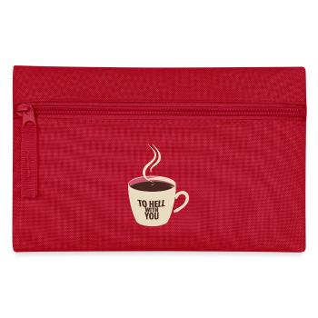 CAFÉ AU DIABLE AVEC VOUS - Trousse - rouge - Devant