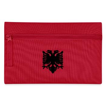 Albania flag sign - Pencil Case - red - Front