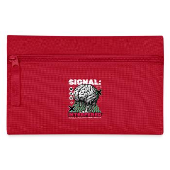 Doom Scrolling, Digital detox, Social media - Pencil Case - red - Front