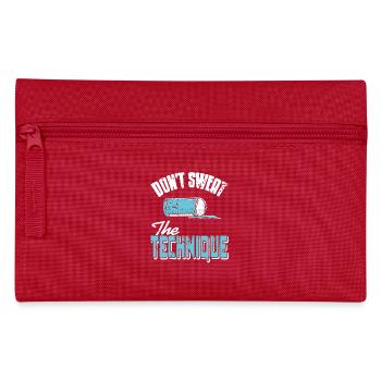 Don't Sweat the Technique Urban Humor Style - Pencil Case - red - Front
