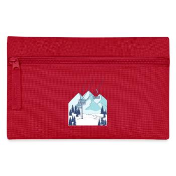 Remontée mécanique montagne paysage hivernal - Trousse - rouge - Devant