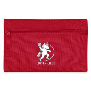 Unicorn Handball Lupferliebe, tender throw - Pencil Case - red - Front