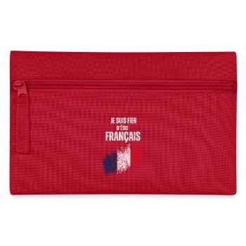 Fier d'être Français - Trousse - rouge - Devant
