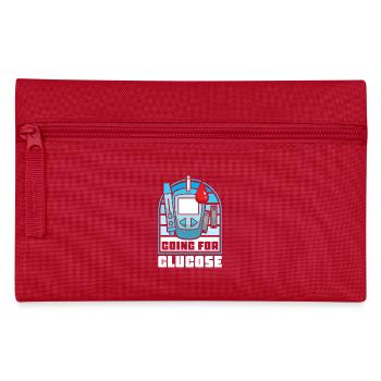 Diabète de type 1 - Trousse - rouge - Devant