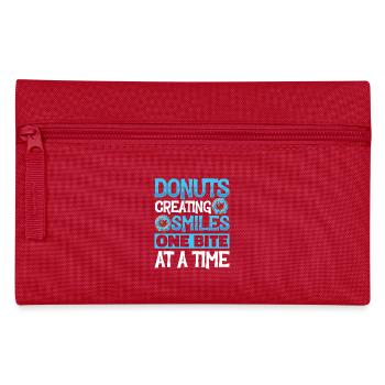 Restauration rapide en donuts - Trousse - rouge - Devant