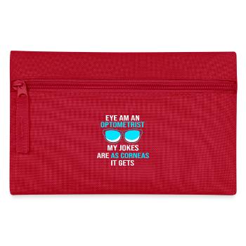Optician Ophthalmologist - Pencil Case - red - Front