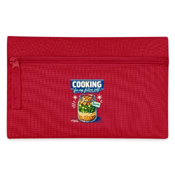 Cooking for tomorrow | Meal Prep Kitchen - Pencil Case - red - Front