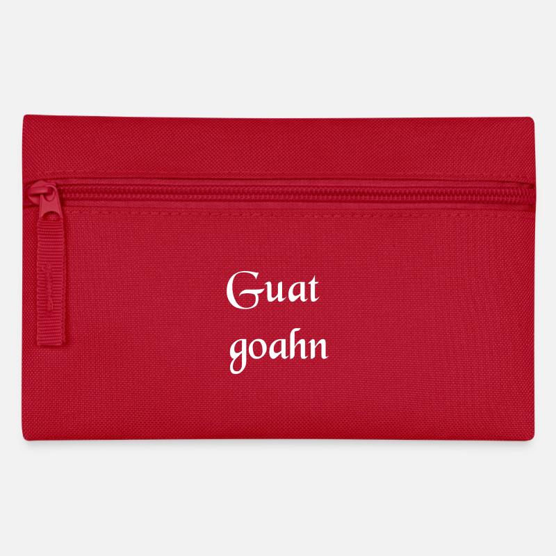 Guat goahn - Federtasche - Rot