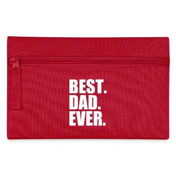 Best dad ever - Federtasche - Rot - Vorne