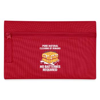 Humorous design for real cleaners - Pencil Case - red - Front