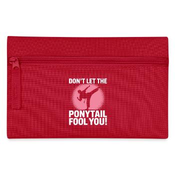 Karate with Determination - Pencil Case - red - Front