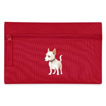 Cute Dog - Pencil Case - red - Front