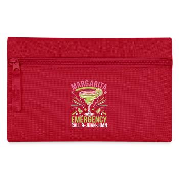 Lustiger Spruch für Margarita-Fans - Federtasche - Rot - Vorne