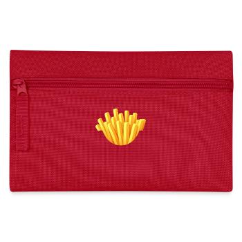 Dabbing Pommes Eine Tüte Pommes frites Verkleidung - Federtasche - Rot - Vorne