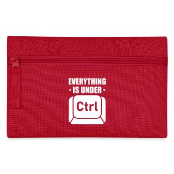 Everything Is Under Ctrl – Technical Humor for IT PR - Pencil Case - red - Front