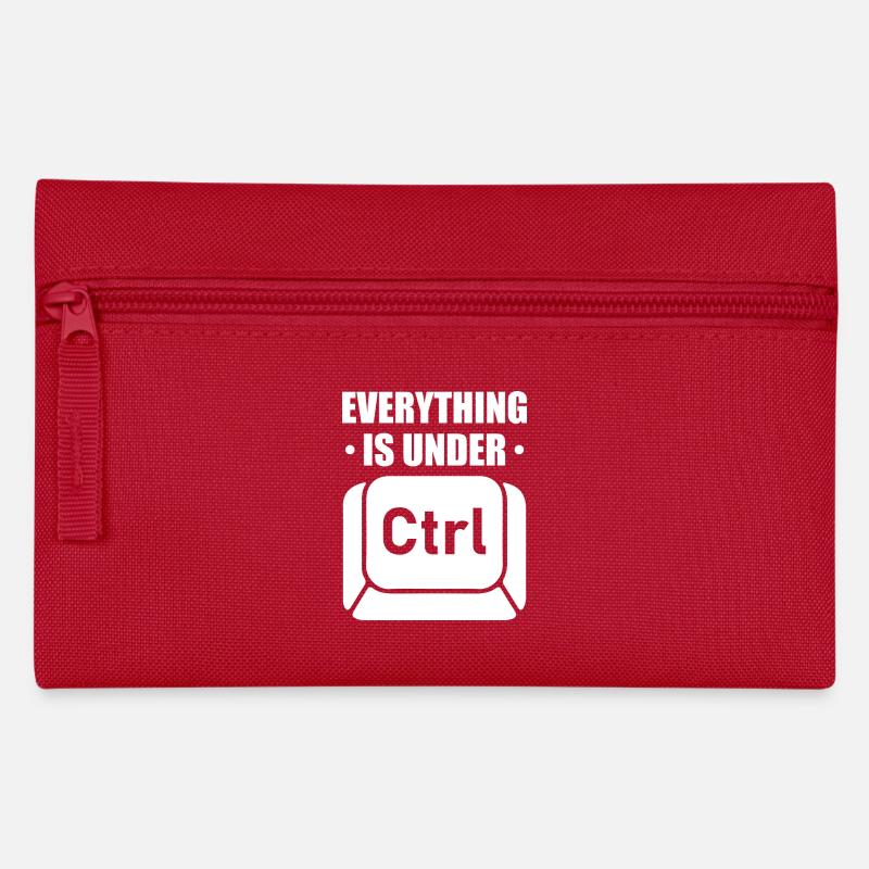 Alles steht unter Ctrl – Fachhumor für die IT-PR - Federtasche - Rot