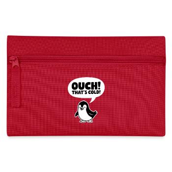 Au! Das ist kalt! - Federtasche - Rot - Vorne