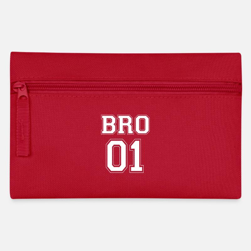 BRO 01 - White Edition - Federtasche - Rot