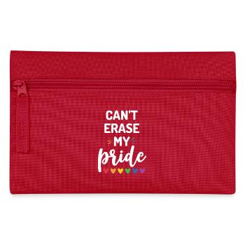 Can’t Erase My Pride - Pencil Case - red - Front
