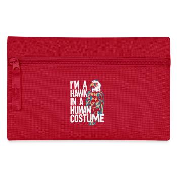 Free as a falcon in a human costume - Pencil Case - red - Front