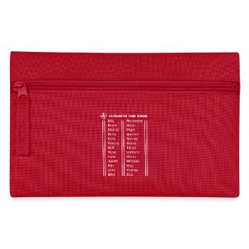 Alphabetische Codewörter - Federtasche - Rot - Vorne