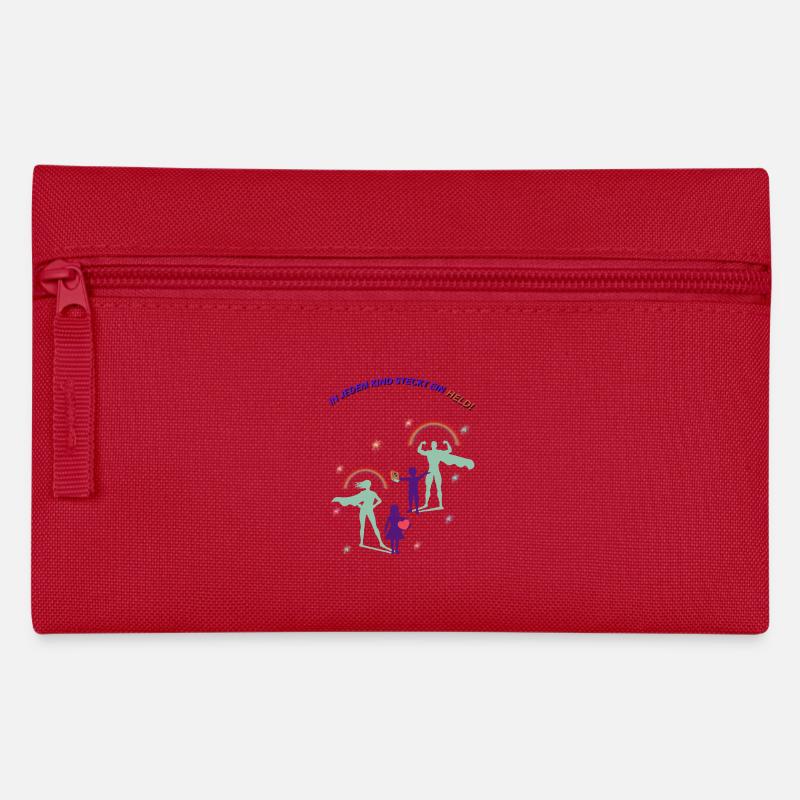 Il y a un héros dans chaque enfant ! - Trousse - rouge